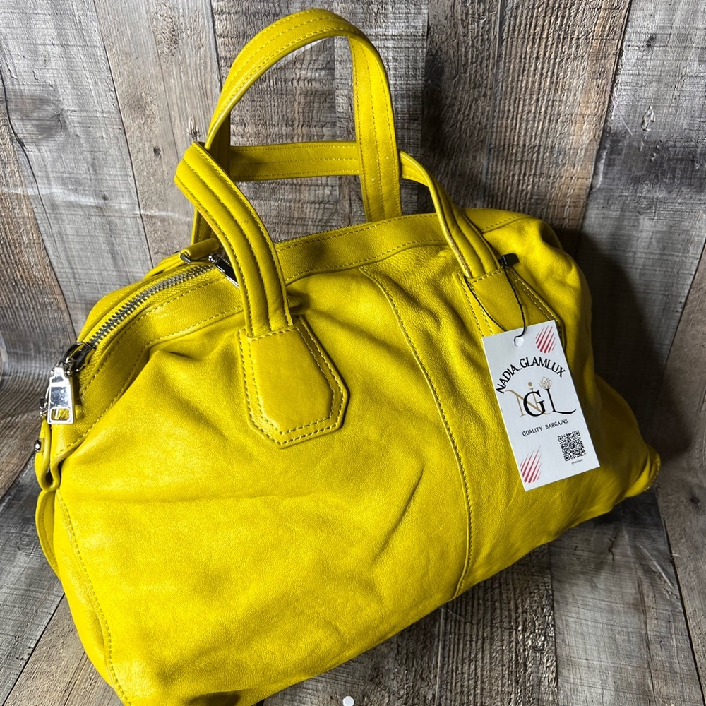 Finn Esker Yellow Women's shoulder Crossbody Bag - Picture 10 of 16